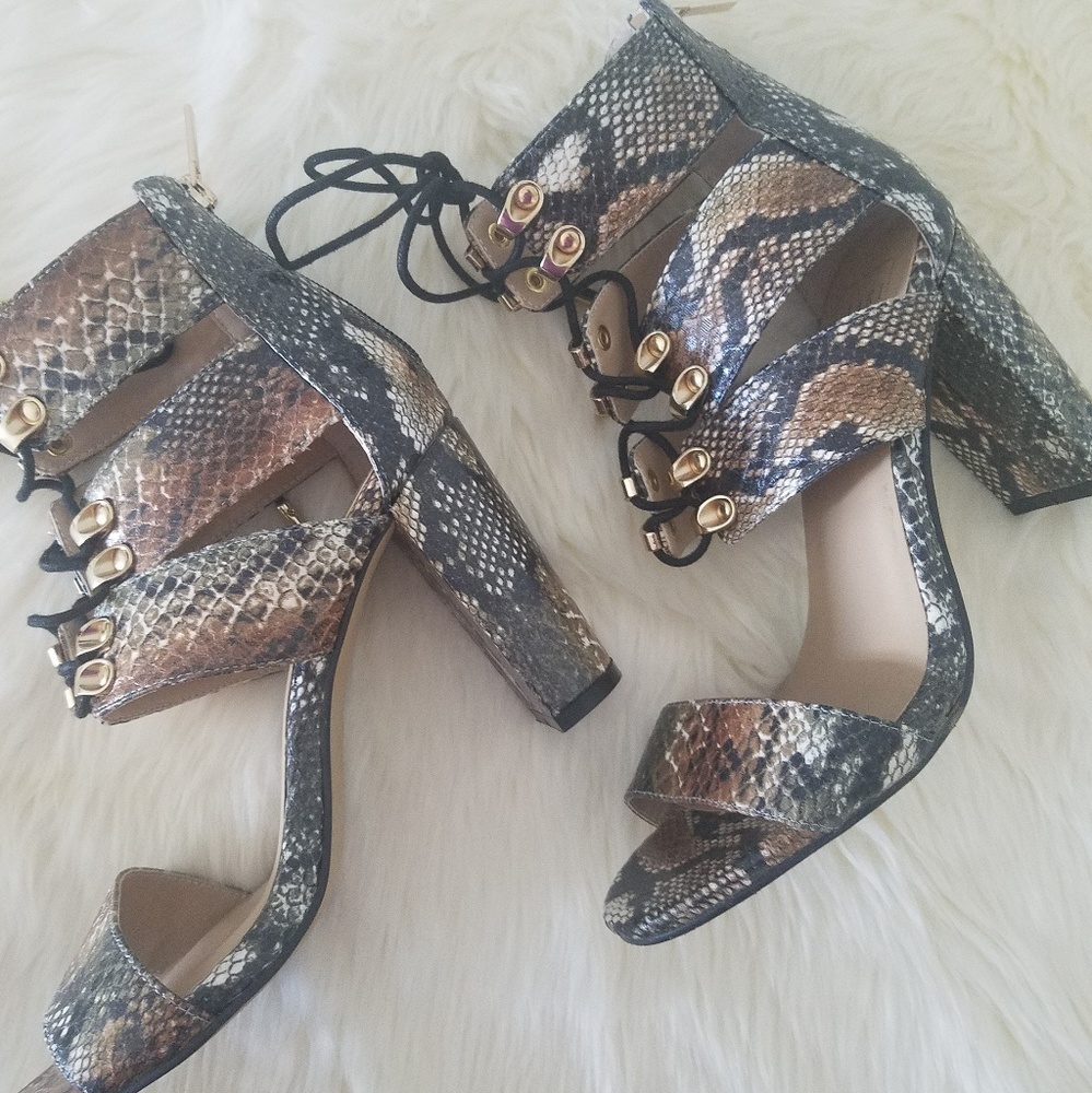 Snakeskin  Heels